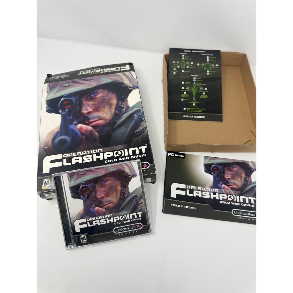 Operation Flashpoint Cold War Crisis PC CD-Rom Game Big Box 2001